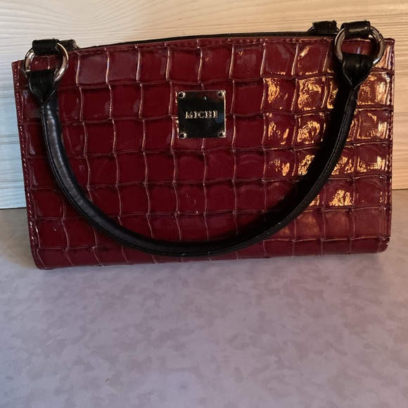 Miche Red Crocodile-Embossed Women's Bag - Picture 1 of 8